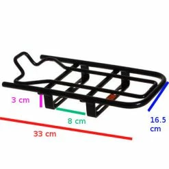 Adaptateur Pour Siège Bébé Sur Porte-bagages Vélo - Steco -VTC électriques Soldes adaptateur pour siege bebe sur porte bagages velo steco full 5