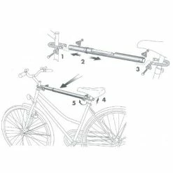 PERUZZO Adaptateur Pour Vélo Femme Et VTT Suspendu Sur Porte Vélo Coffre -VTC électriques Soldes adaptateur pour velo femme et vtt suspendu sur porte velo coffre full 4