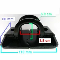 Abus Anneau Fixation Sol Et Mur Pour Vélo -VTC électriques Soldes anneau fixation sol et mur pour velo full 3