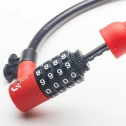 Antivol Qloc Cable à Chiffre Ø12 - 650MM -VTC électriques Soldes antivol qloc cable a chiffre 650mm 2