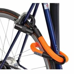 Antivol Tex-Lock Eyelet S 80 Cm Certifié Sold Secure Et ART2 -VTC électriques Soldes antivol tex lock eyelet u orange 2