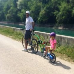 PERUZZO Barre Tandem Verte Trail Angel -VTC électriques Soldes barre tandem verte trail angel full 5