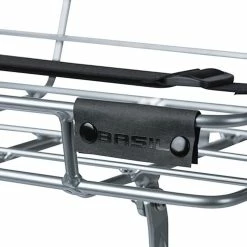 Porte-bagage Avant Aluminium Avec Rebords Portland Basil -VTC électriques Soldes basil portland porte bagage avant chrome 2