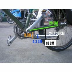 Massload Béquille Vélo 2 Pieds Hauteur Réglable Repli Sur Même Côté -VTC électriques Soldes bequille velo 2 pieds hauteur reglable repli sur meme cote full 4