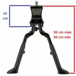 Brandless Béquille Vélo Double Ajustable En Hauteur -VTC électriques Soldes bequille velo double ajustable en hauteur full 5