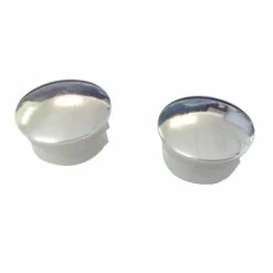 Point Bouchons De Guidon Chromé Pour Vélo - La Paire -VTC électriques Soldes bouchons de guidon chrome pour velo la paire full 3