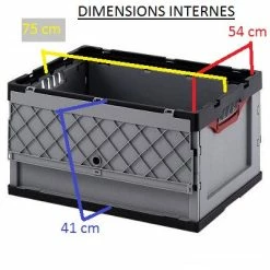 Carry Freedom Caisse En Plastique Pliable Pour Remorque Y-Frame -VTC électriques Soldes caisse en plastique pliable pour remorque y frame full 4