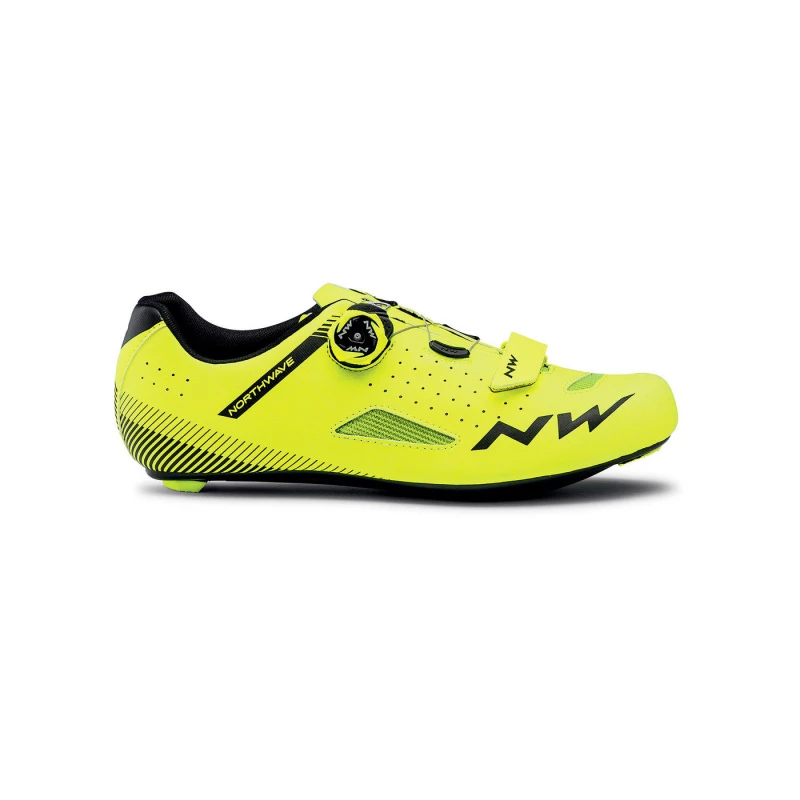 Chaussures Route Northwave Core Plus 2 Noir/Jaune Fluo 2023 3 Chaussures Route Northwave Core Plus 2 Noir/Jaune Fluo 2023