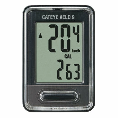 Compteur Vélo Filaire Cateye Velo 9 Fonctions Noir 3 Compteur Vélo Filaire Cateye Velo 9 Fonctions Noir