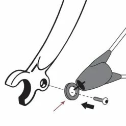 Connecteur Pour Sécurité ASR Sur Garde Boue Bluemels SKS -VTC électriques Soldes connecteur pour securite asr sur garde boue bluemels sks full 4