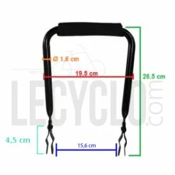 Dossier Pour Siège Enfant Sur Porte-bagage De Vélo - Hooodie -VTC électriques Soldes dossier pour siege enfant sur porte bagage de velo hooodie full 4