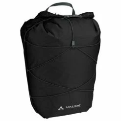 Double Sacoche Légère Sur Porte Bagages Arrière Vélo Vaude -VTC électriques Soldes double sacoche legere sur porte bagages arriere velo vaude noir full