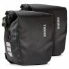 Double Sacoche Noire Sur Porte-bagages 13L Shield Pannier Thule -VTC électriques Soldes double sacoche noire sur porte bagages 13l shield pannier thule full
