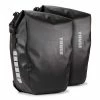 Double Sacoche Noire Sur Porte-bagages 25L Shield Pannier Thule -VTC électriques Soldes double sacoche noire sur porte bagages 25l shield pannier thule full