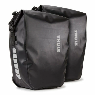 Double Sacoche Noire Sur Porte-bagages 25L Shield Pannier Thule 3 Double Sacoche Noire Sur Porte-bagages 25L Shield Pannier Thule