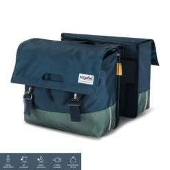 Double Sacoche Vélo étanche En Matériau Recyclé 40L Urban Proof -VTC électriques Soldes double sacoche velo etanche en materiau recycle 40l urban proof full 5