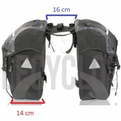 Double Sacoches Cavalières Pour Vélo 30L XLC -VTC électriques Soldes double sacoches cavalieres pour velo 30l xlc full 4
