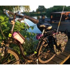 Double Sacoches Vélo 35L Wanderlust Basil -VTC électriques Soldes double sacoches velo 35l wanderlust basil full 5