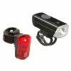 Set D'éclairages Vélo Avant Et Arrière à LED Rechargeables USB Atlas 20 M-Wave -VTC électriques Soldes eclairages avant arriere usb velo mwave atlas 20