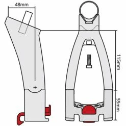 Extendeur De Fixation KlickFix Pour Selle De Vélo -VTC électriques Soldes extendeur de fixation klickfix pour selle de velo full 3