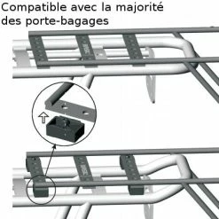 Extension Pour Porte Bagages Vélo Arrière Basil -VTC électriques Soldes extension pour porte bagages velo arriere basil full 4