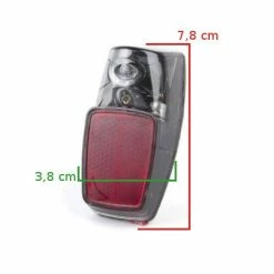 Ikzi Light Feu De Vélo Arrière Sur Garde Boue à Pile -VTC électriques Soldes feu de velo arriere sur garde boue a pile full 4