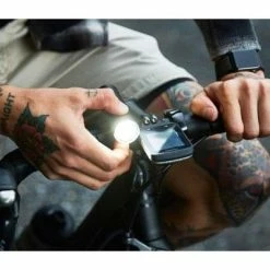 Feu Vélo Avant 450 Lumens PWR RIDER Avec Batterie Externe Knog -VTC électriques Soldes feu velo avant 450 lumens pwr rider avec batterie externe knog full 3