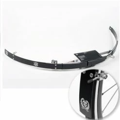 Garde Boue Noir Mat Vélo 28 Pouces Course Et Ville Classic BLB