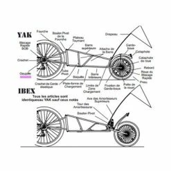 B.O.B Goupille Sécurité BOB Pour Remorque Vélo Yak/Ibex -VTC électriques Soldes goupille securite bob pour remorque velo yak ibex full 4