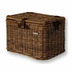 Grand Panier De Vélo En Rotin Denton L Basil