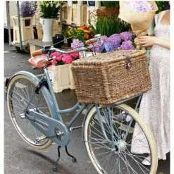 Grand Panier De Vélo En Rotin Denton L Basil -VTC électriques Soldes grand panier de velo en rotin denton l basil full 4