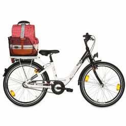 Grand Panier De Vélo Noir Sur Porte Bagage Arrière Class Basil -VTC électriques Soldes grand panier de velo noir sur porte bagage arriere class basil full 6
