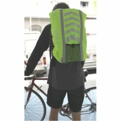 Lecyclo Housse Réfléchissante Imperméable Pour Sac Vélo -VTC électriques Soldes housse reflechissante impermeable pour sac velo full 6