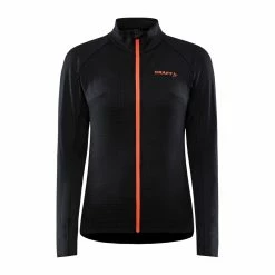 Maillot Craft Femme Pro Subz Lumen ML Noir/Shock 2021-2022 (1911198-999825)