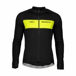 Scott Textile & Accessoires Maillot ML Scott RC Warm Noir/Jaune 2022