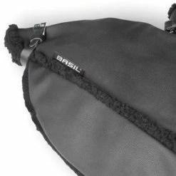 Manchons Basil Noirs En Cuir Végétal Sur Guidon Vélo -VTC électriques Soldes manchons basil noirs en cuir vegetal sur guidon velo full 5