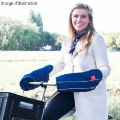 Manchons Vélo Wobs Bleus Contre Le Froid -VTC électriques Soldes manchons velo wobs bleus contre le froid full 3