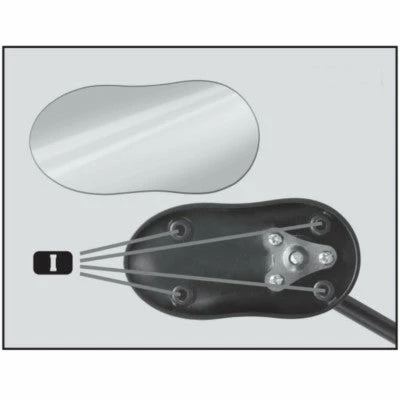 Ergotec-Humpert Miroir De Rechange Pour Rétroviseur Vélo M99 Ergotec 4 Ergotec-Humpert Miroir De Rechange Pour Rétroviseur Vélo M99 Ergotec – Image 2