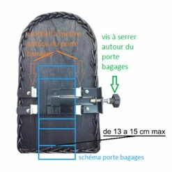 Panier Arrière En Osier Pour Chien Sur Porte Bagage Vélo -Trixie -VTC électriques Soldes panier arriere en osier pour chien sur porte bagage velo trixie full 5