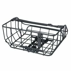 Panier Arrière Noir Sur Porte-bagages MIK Portland Basil