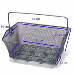 Brandless Panier Arrière Pour Vélo Sur Porte Bagage -VTC électriques Soldes panier arriere pour velo sur porte bagage full 3