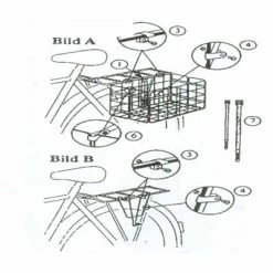 Brandless Panier Latéral Pliable Sur Porte Bagage Vélo -VTC électriques Soldes panier lateral pliable sur porte bagage velo full 4