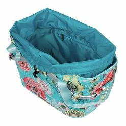 Panier Vélo Arrière Bloom Field 22L Bleu Fleuri Carry All Basil -VTC électriques Soldes panier velo arriere bloom field 22l bleu fleuri carry all basil full 3