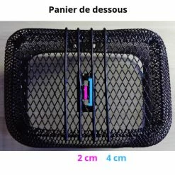 Panier Vélo Avant En Acier 20 L Sur Potence Hapo-G -VTC électriques Soldes panier velo avant en acier 20 l sur potence hapo g full 4