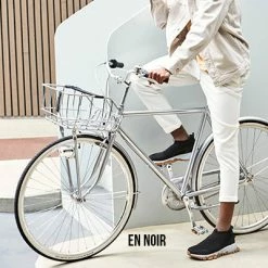 Panier Vélo Avant Noir Mat En Aluminium 25L Portland Basil -VTC électriques Soldes panier velo avant noir mat en aluminium 25l portland basil full 6