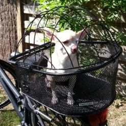 Maxxus Panier Vélo Pour Petit Chien En Acier Sur Porte Bagages -VTC électriques Soldes panier velo pour petit chien en acier sur porte bagages full 4