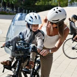 Pare-brise Teinté Pour Siège Vélo Enfant Urban Iki Gris -VTC électriques Soldes pare brise teinte pour siege velo enfant urban iki gris full 3