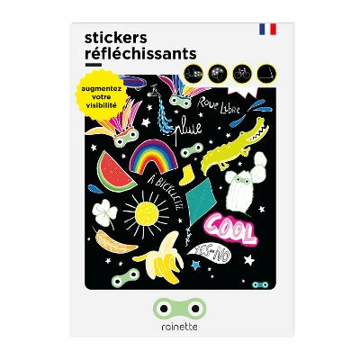 Planche De Stickers Réfléchissants Grand Format Rainette 9 Planche De Stickers Réfléchissants Grand Format Rainette – Image 7