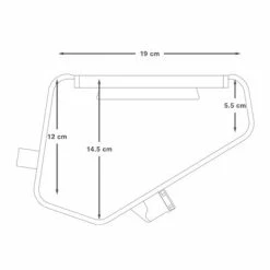 Poche D'hydratation 1.5L Pour Sacoche Gravel Frame Pack Apidura -VTC électriques Soldes poche d hydratation 1 5l pour sacoche gravel frame pack apidura full 6