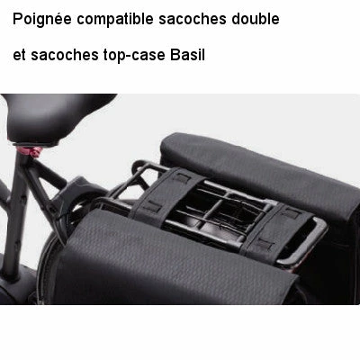 Poignée Additionnelle Pour Sacoche Double Vélo Basil 4 Poignée Additionnelle Pour Sacoche Double Vélo Basil – Image 2